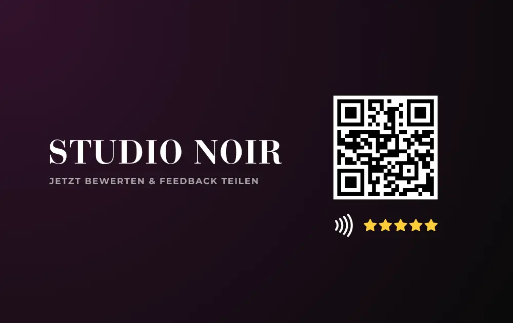 NFC-Aufsteller von Studio Noir